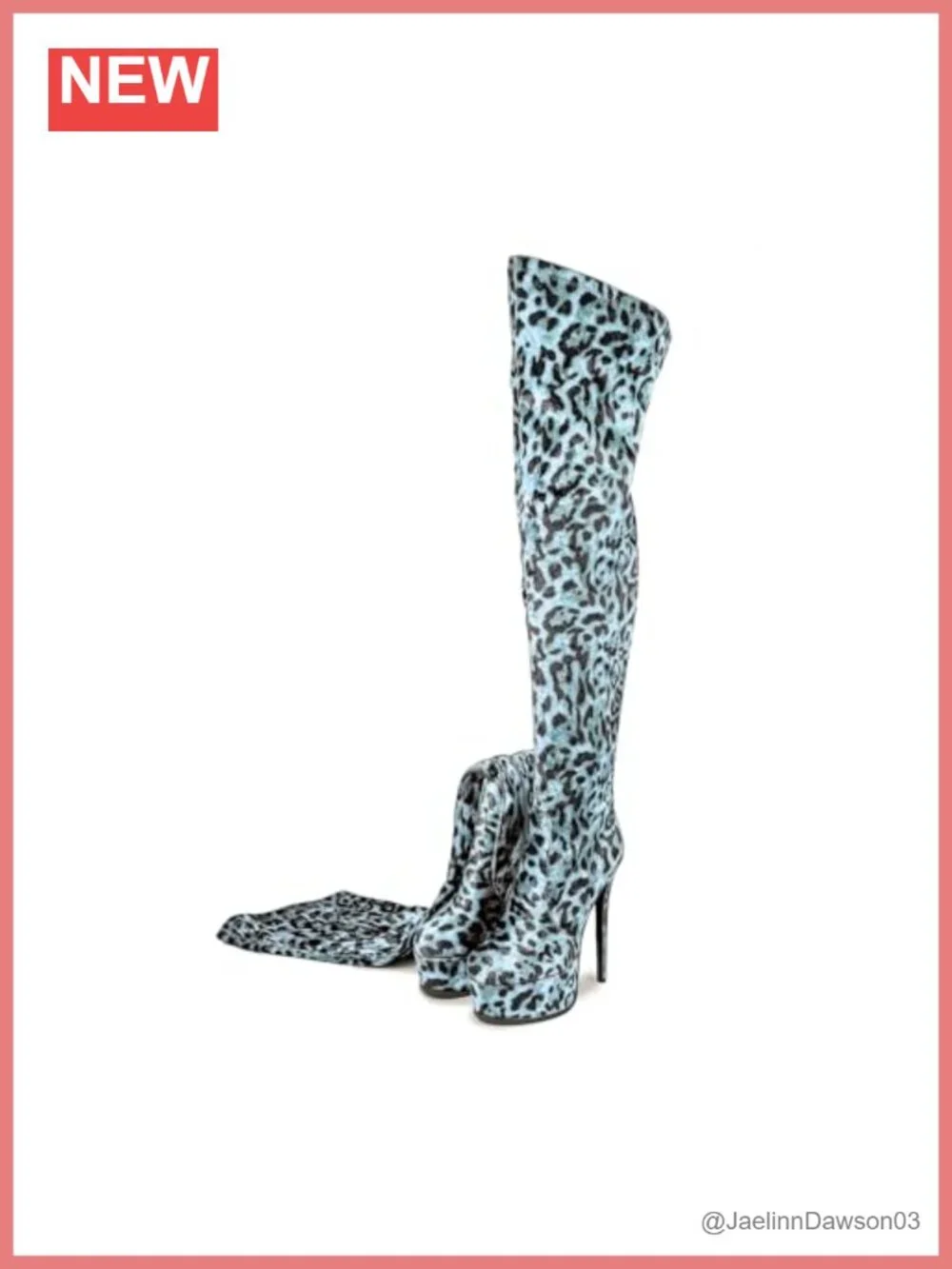 Suede Over-The-Knee Boots Stiletto Heel Platform Round Toe Side Zip Women's